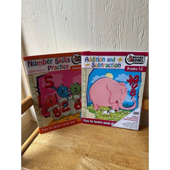Beaver Books Addition Subtraction Number Skills practice books - Picture 1 of 7